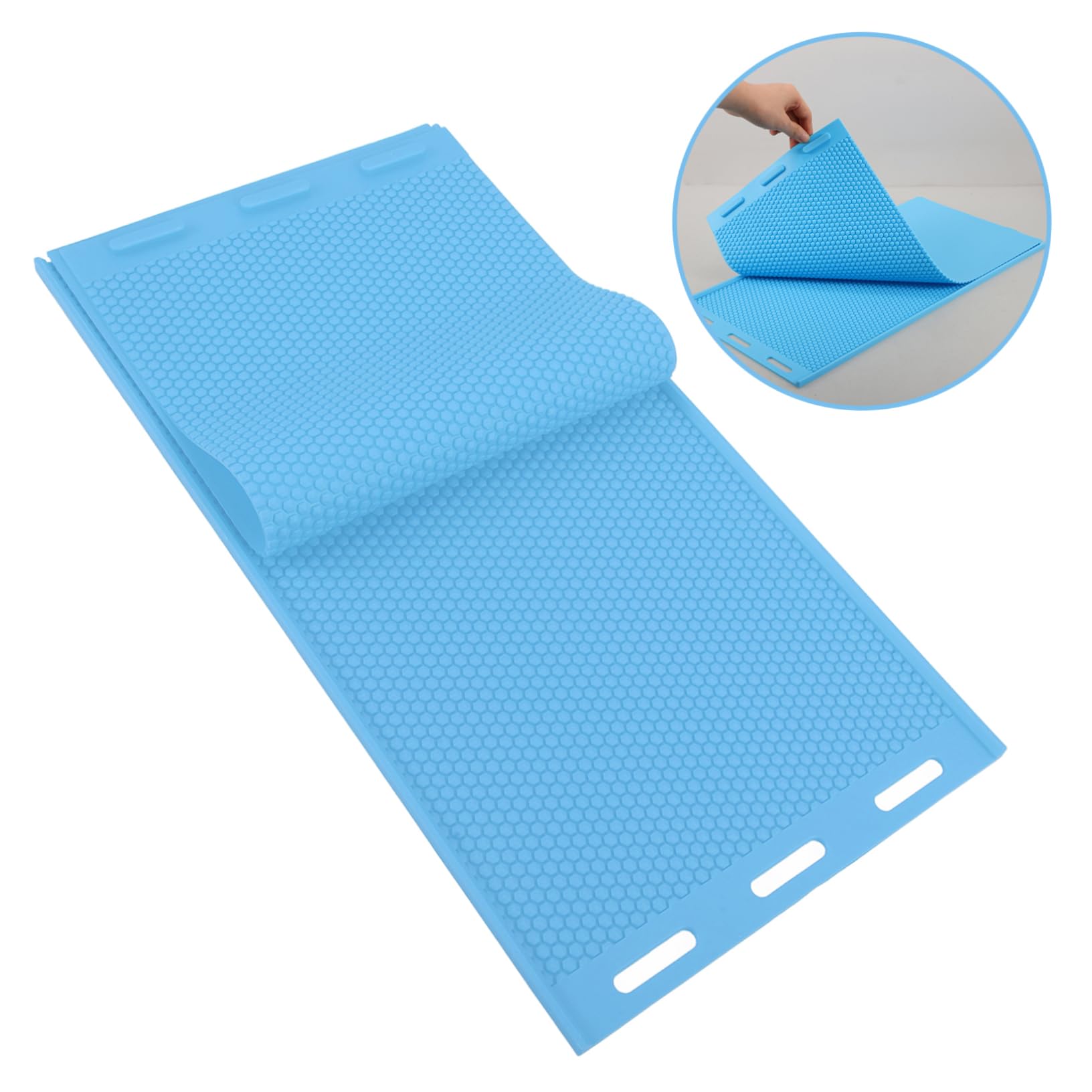 STOBOK Stampo in Silicone per Fogli di Cera d Api, Flessibile e Riutilizzabile, Accessorio DIY per Apicoltura e Candele Nido d Ape
