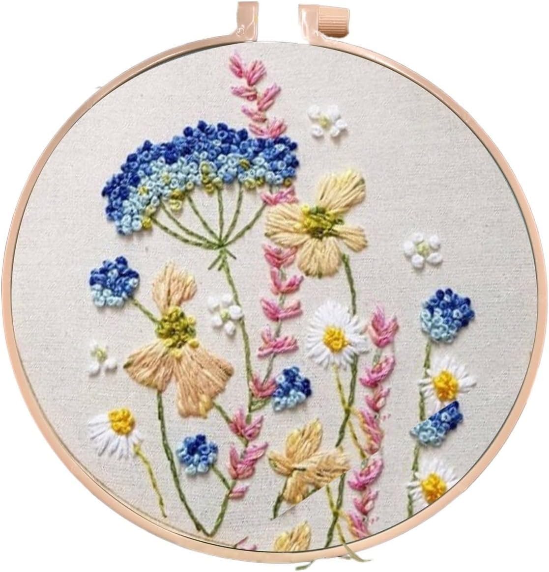 Stickset - DIY Handarbeit Zimmerpflanzenmuster für Anfänger - Kreuzstich Bastelset