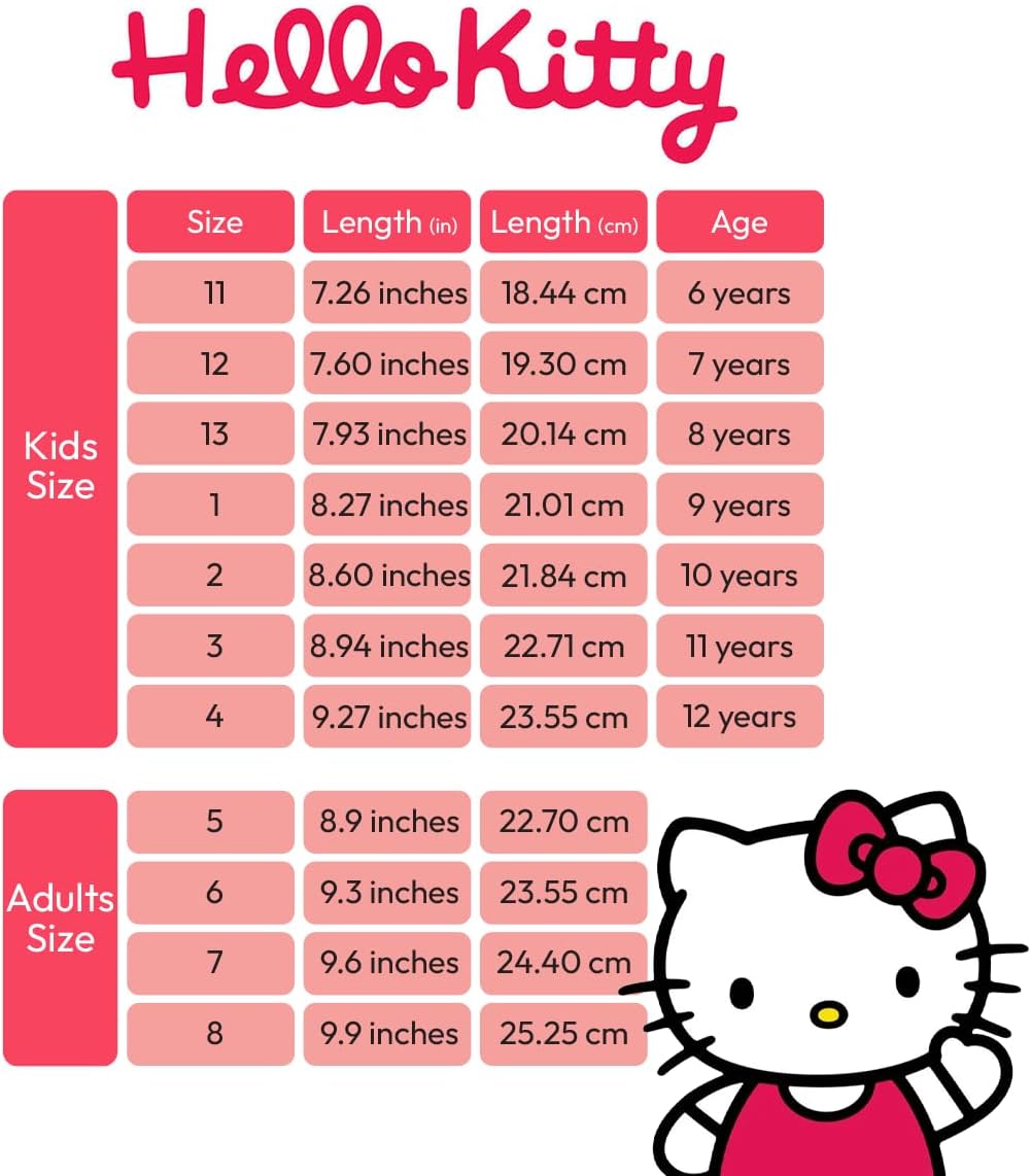 Sanrio Hello Kitty Sweethearts Low Top Sneakers Casual Fashion Laceless Slip on Canvas Valentine Shoe - Size 5-10 Toddler 11-13 Little Kid 1-5 Big Kid 5-8 US Women - Image 6