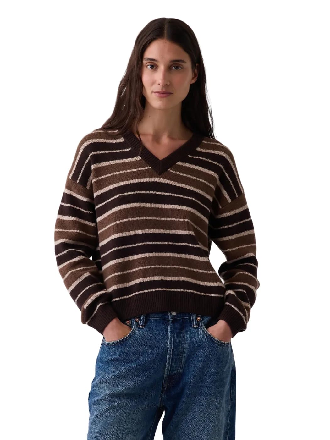 Women's Cashsoft V-Neck Pullover Sweater