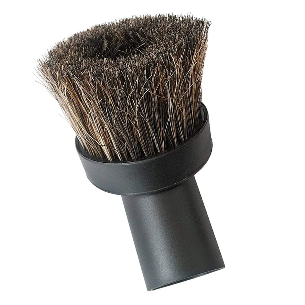 Inzopo Vacuum Cleaner Replacement Dusting Brush - Round Soft Horsehair Bristle - Fits 32mm Inner Dia. Vacuums - 38 mm Bristle-Long