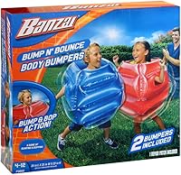 Banzai Bump N' Bounce Body Bumpers: Inflatable Red & Blue Bumper Suits for Safe Kid Bumping Fun, Ages 4+