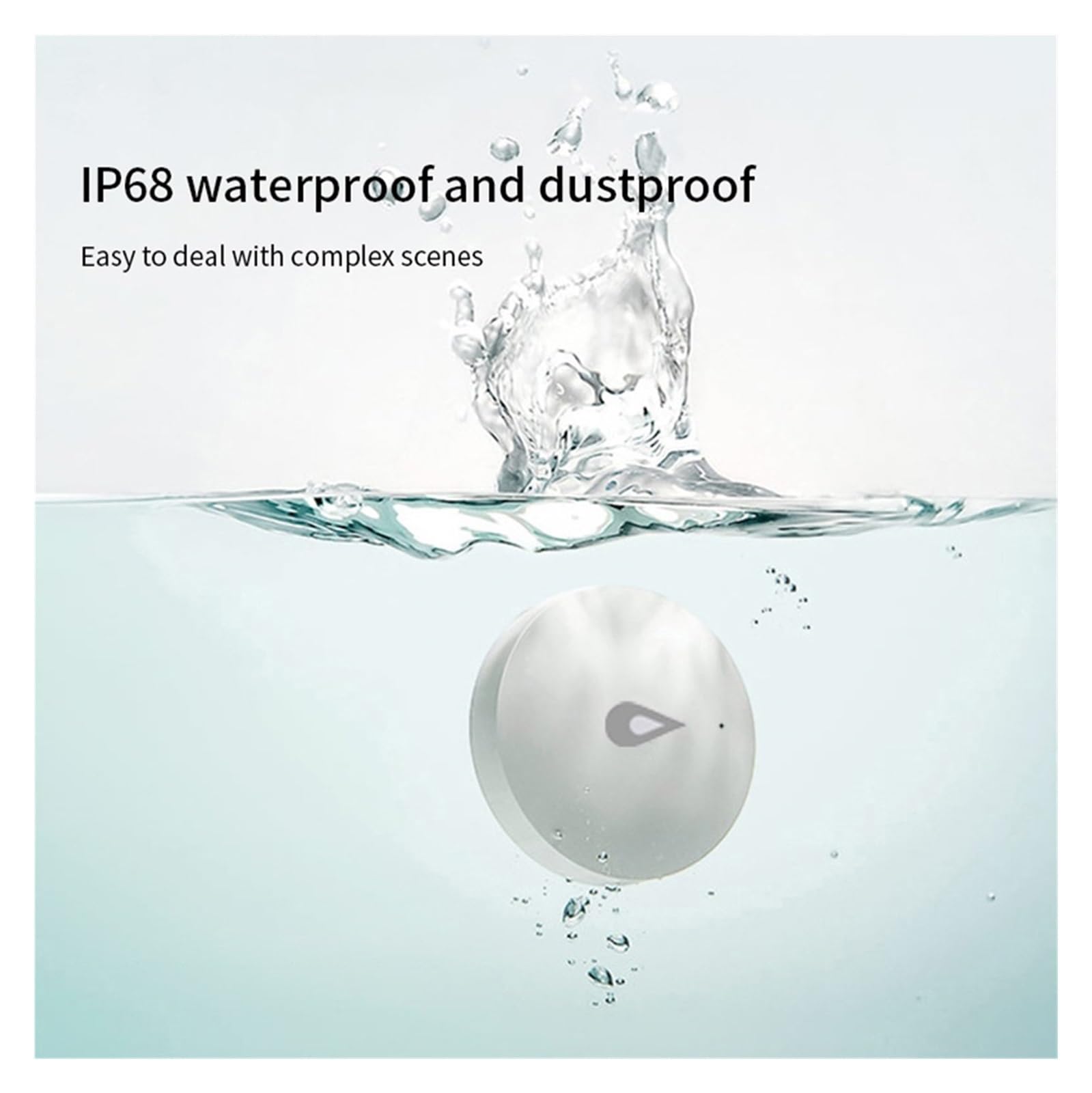 Capteur de Fuite d'eau Tuya détecteur Intelligent capteur d'inondation sans Fil Smartlife Alarme sécurité for Maison Intelligente
