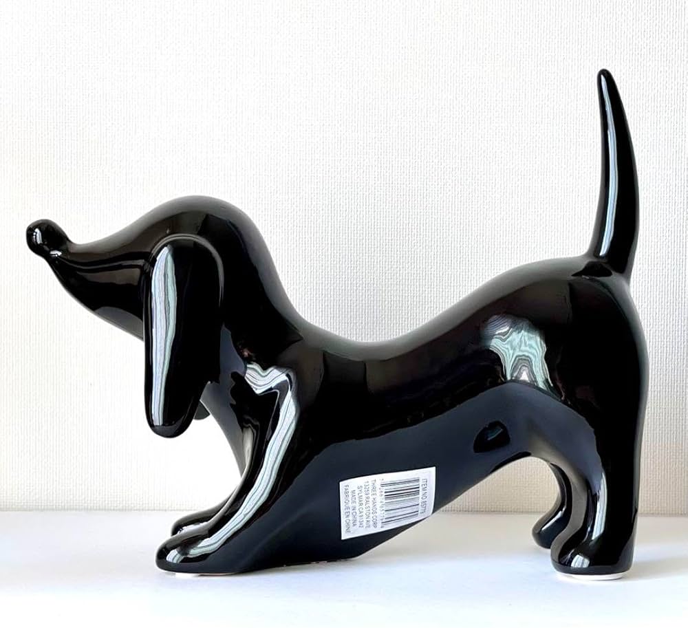 犬　置き物　インテリア　オブジェ　ドッグ Amazon.co.jp: 置物 黒い犬のオブジェ ドッグ モダン インテリア