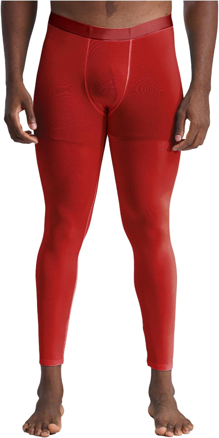 iiniim Men's Skinny Athletic Workout Baselayer Leggings Gym Sports Cycling Compression Pants