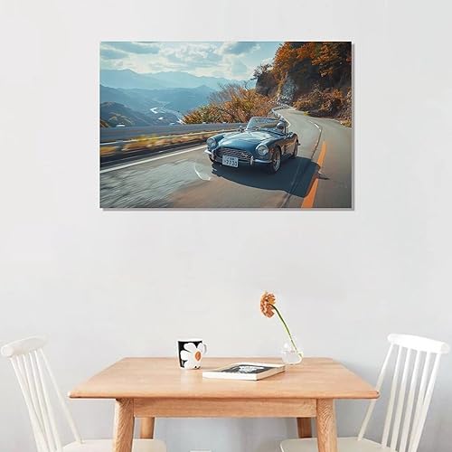 Miniatura 6 de HouLaiZhe 90s Retro Classic Car Jdm Posters Canvas Wall Aesthetic Room Decor Wall Painting Prints Gallery Room Wall Decor for Bedroom Living Room