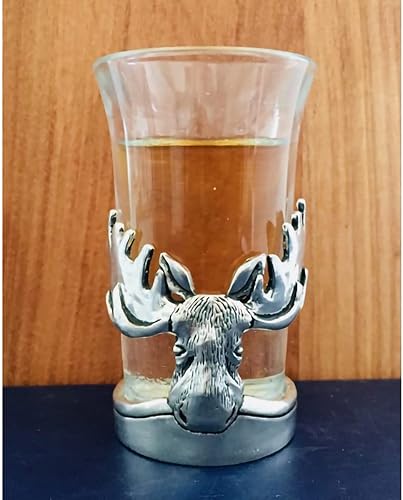 Miniatura 2 de Basic Spirit Vaso de chupito, decoración del hogar de alces para bar del hogar, relleno de calcetines, recuerdo de fiesta o regalo