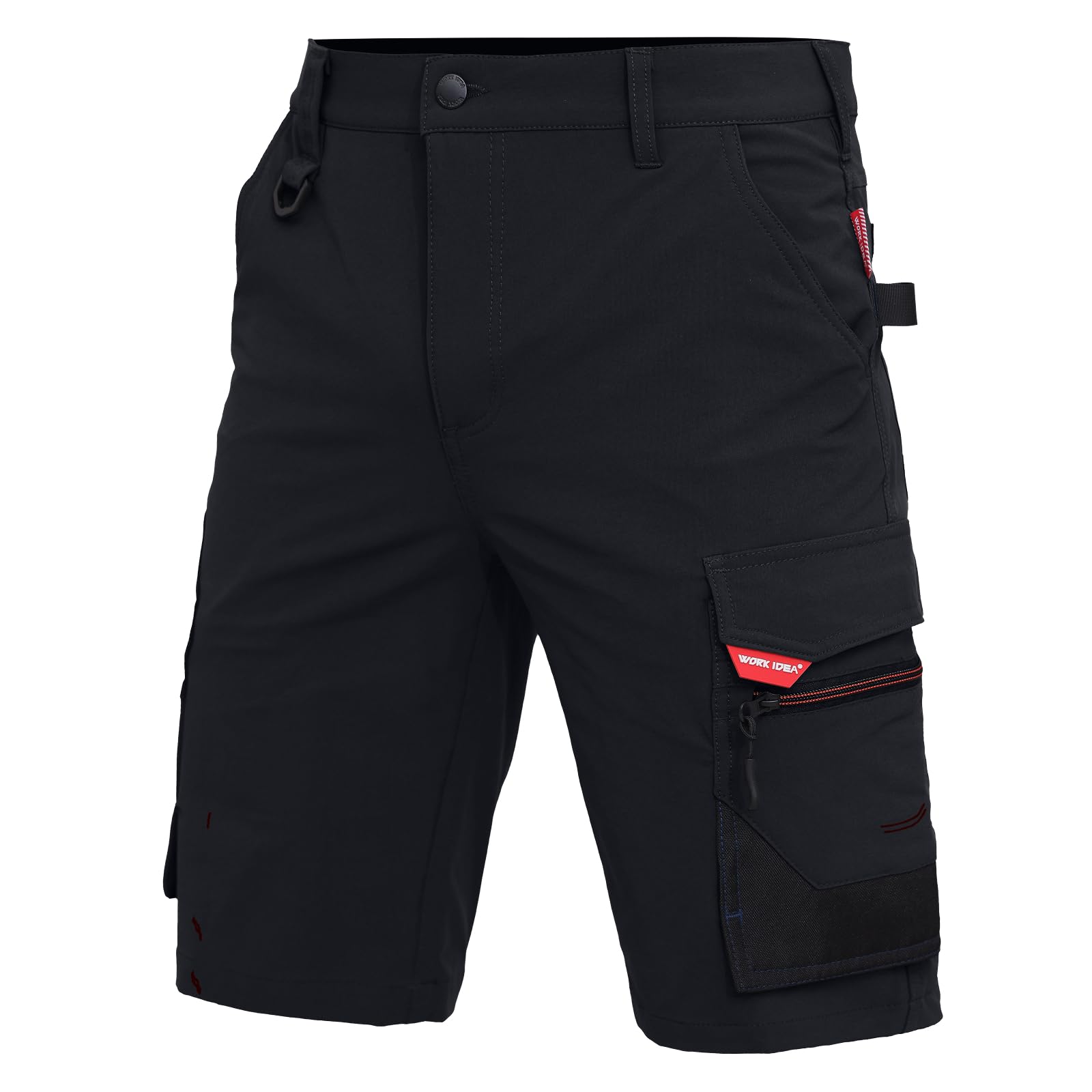 WORK IDEA Short de Travail Stretch pour Homme - Coupe ajustée - Élégance résistante pour Les Plus Hautes