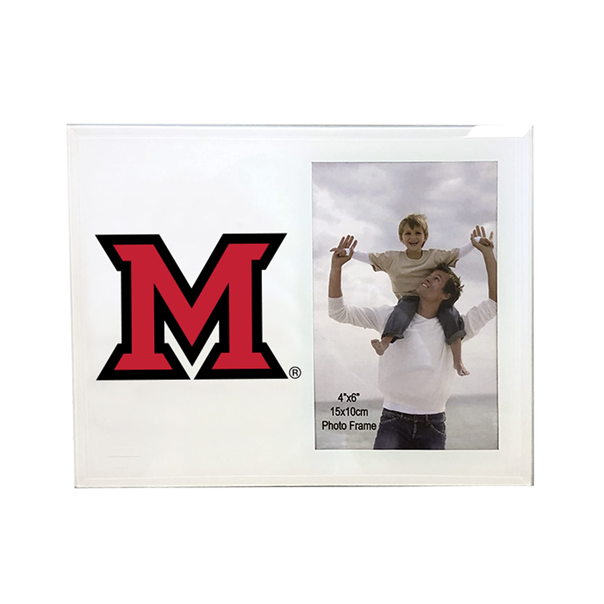The Fanatic Group Miami University of Ohio Redhawks 4 x 6 Glass Photo Frame
