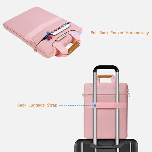 Miniatura 6 de MOSISO Bolsa de hombro vertical para laptop compatible con MacBook Air de 15 pulgadas M2 A2941 2023Pro 16 2023-2019 M2 A2780 M1 A2485 A2141Pro 15