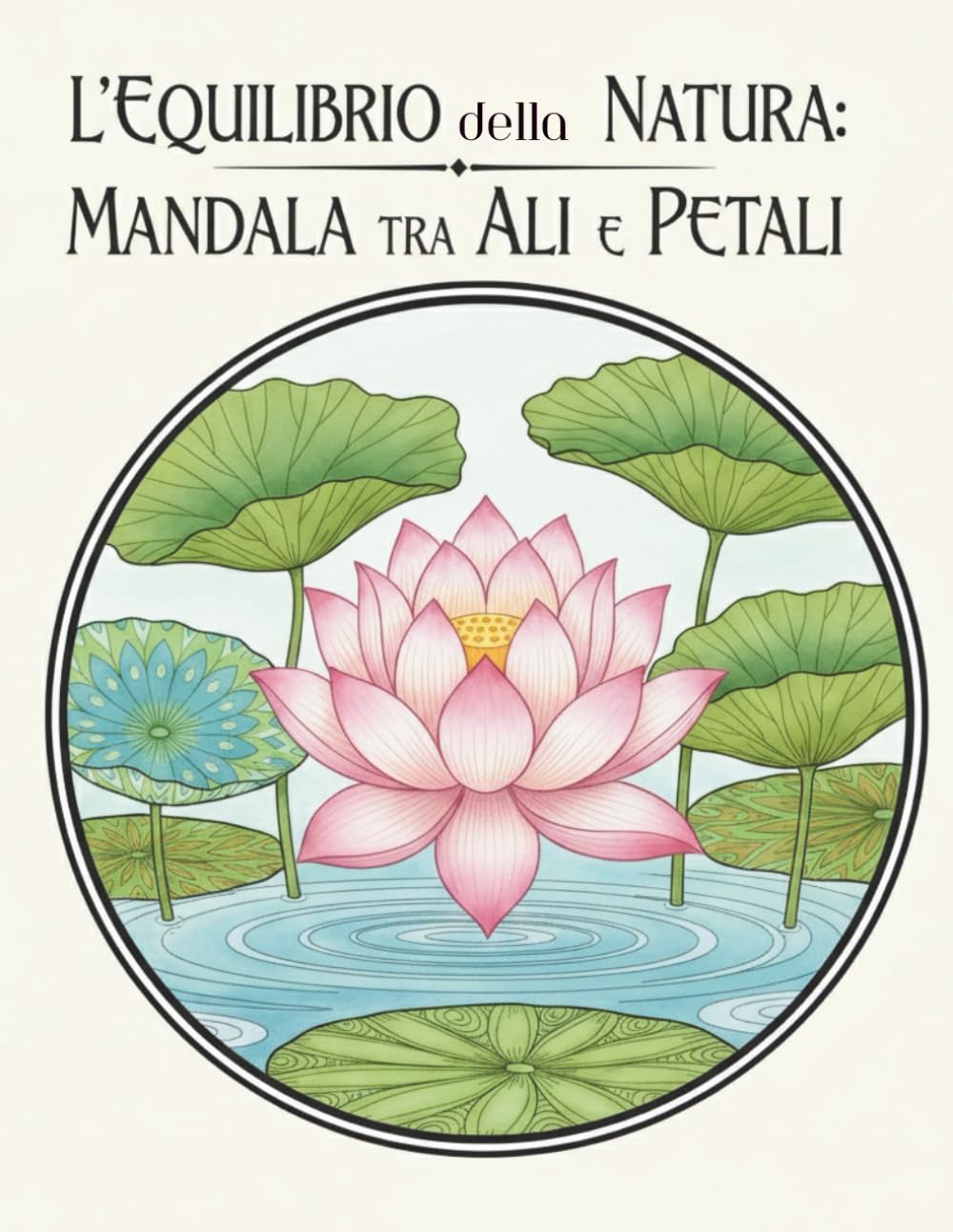 L'EQUILIBRIO DELLA NATURA TRA ALI E PETALI: Libro da colorare per adulti con 102 disegni antistress di pavoni maestosi, farfalle e motivi floreali stile mandala per il relax e la meditazione.