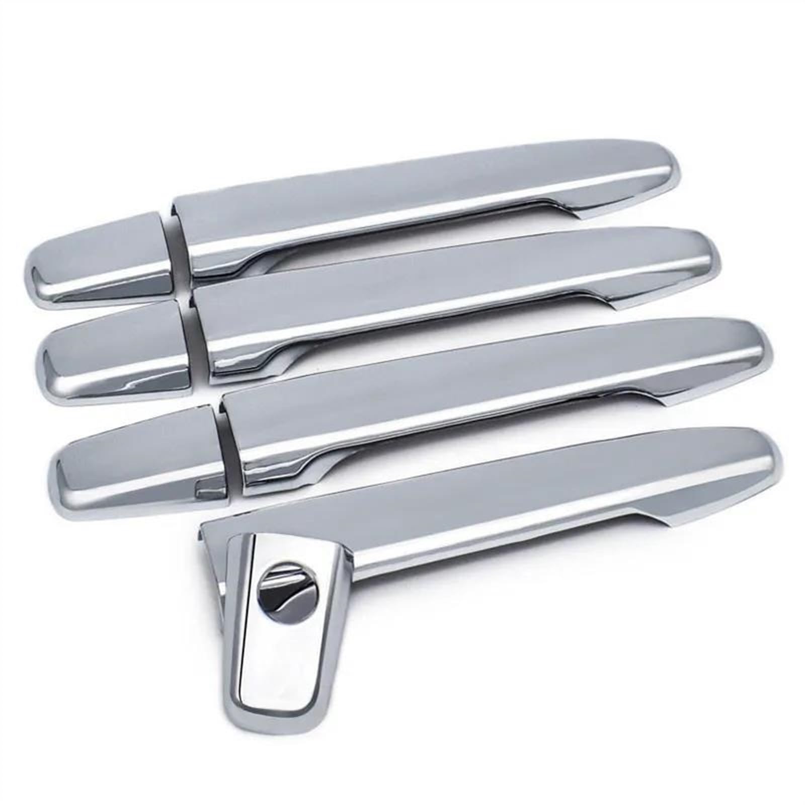 KJHOPY Car Door Handle Cover Exterior Trim Decoration for Mitsubishi for Lancer for Sedan Evo for Outlander Sport ASX Exterior Door Handle