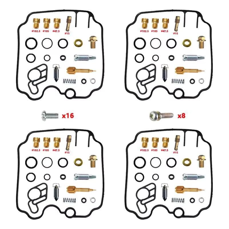 Kit de reparación de carburador de motocicleta XJ600N para solucionar pérdidas de gasolina