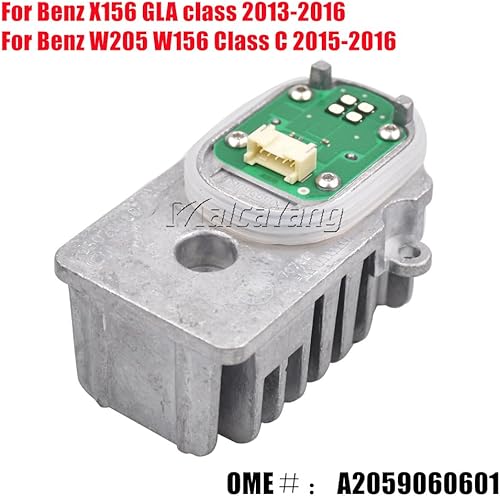 Miniatura 2 de Malcayang Luz de balasto LED para faros delanteros diurnos, unidad de control de ojos de ángel, reemplazo para W205 W156 GLA 2015 2016 para X156 GLA