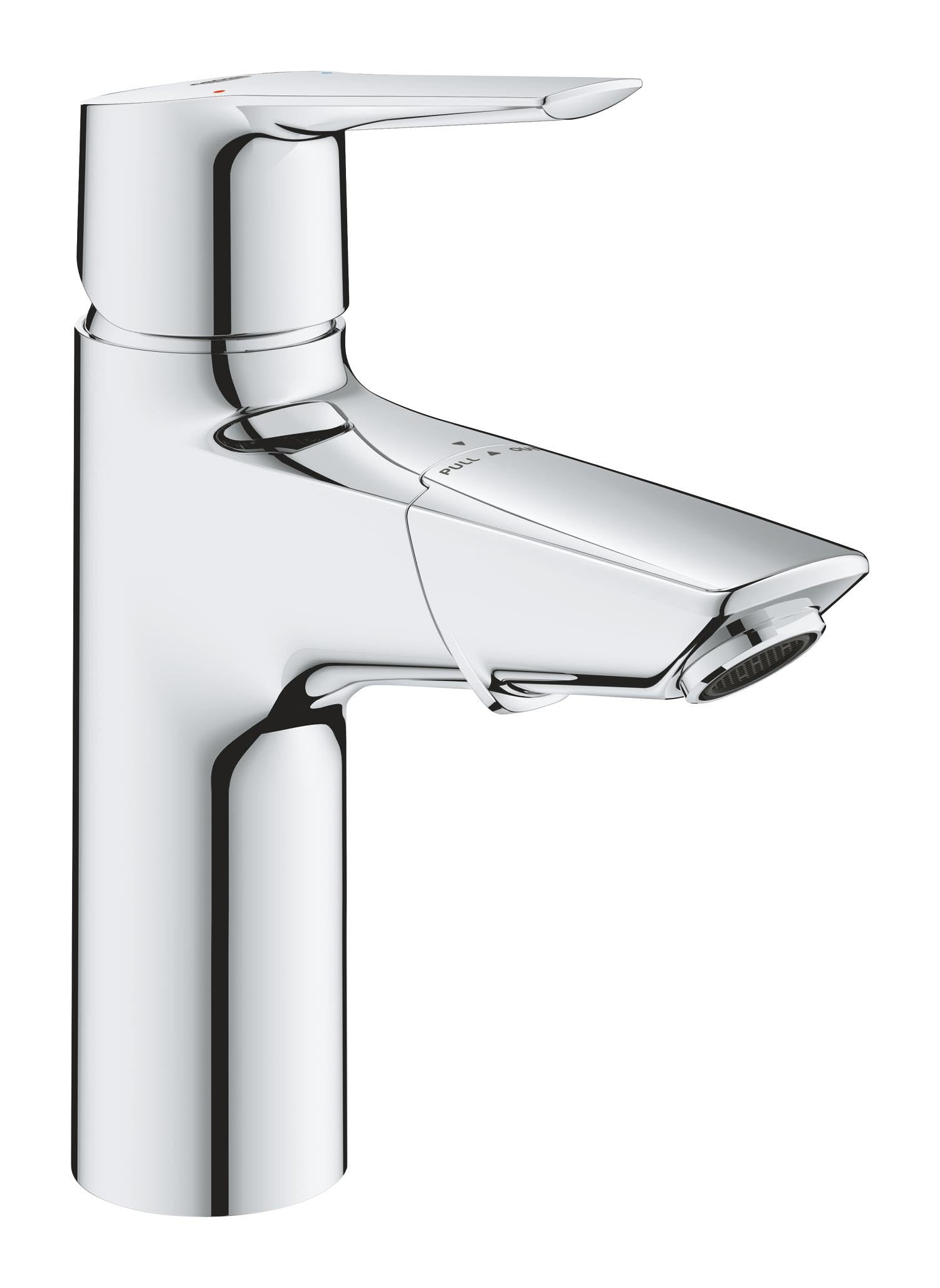 GROHE QUICKFIX Start Mitigeur Monocommande Lavabo de Salle de bains, Douchette Extractible, Mousseur Economie d'Eau, Sans Tirette de Vidage, Taille M, Chromé, 24205003 (Import Allemagne)