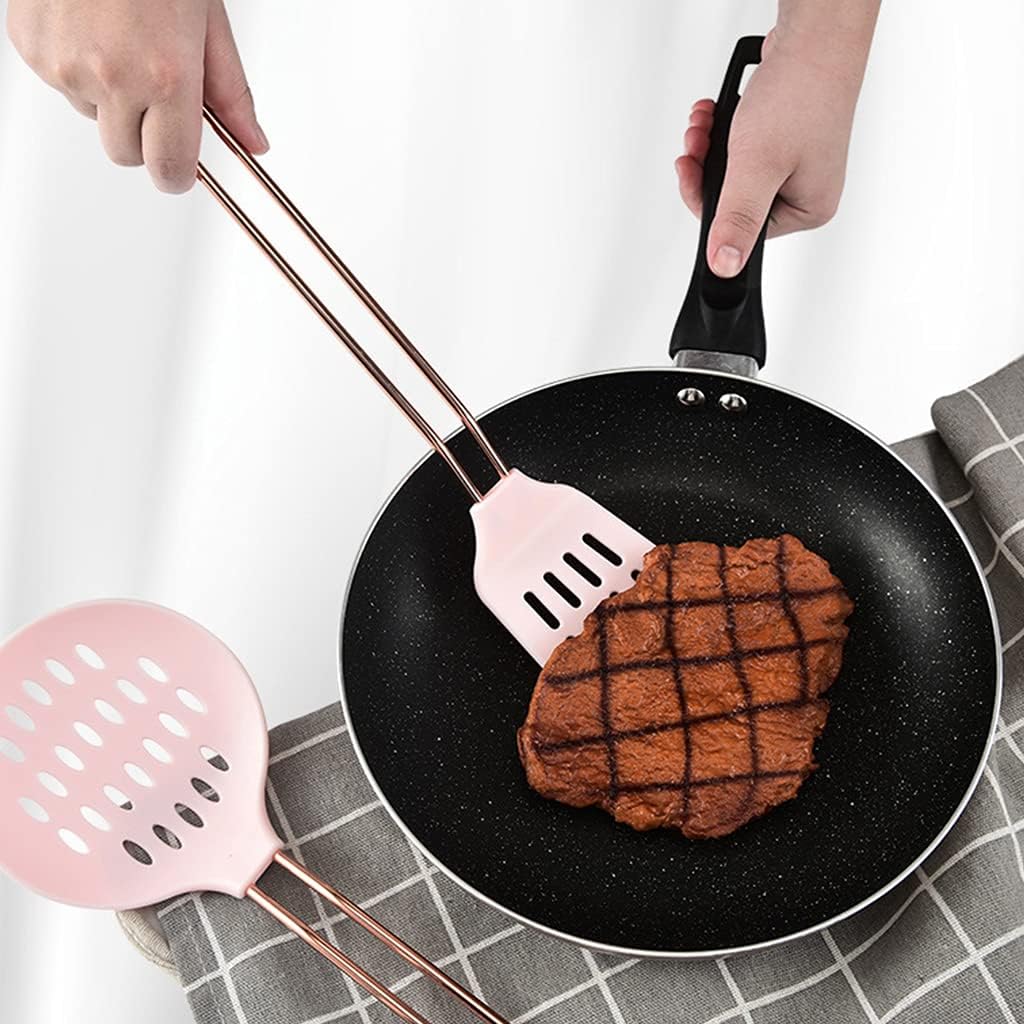 Cooking Utensils Kitchen Utensils Sets Stainless Steel Handle Slotted Spoon Turner Kitchen Gadgets Utensil Sets