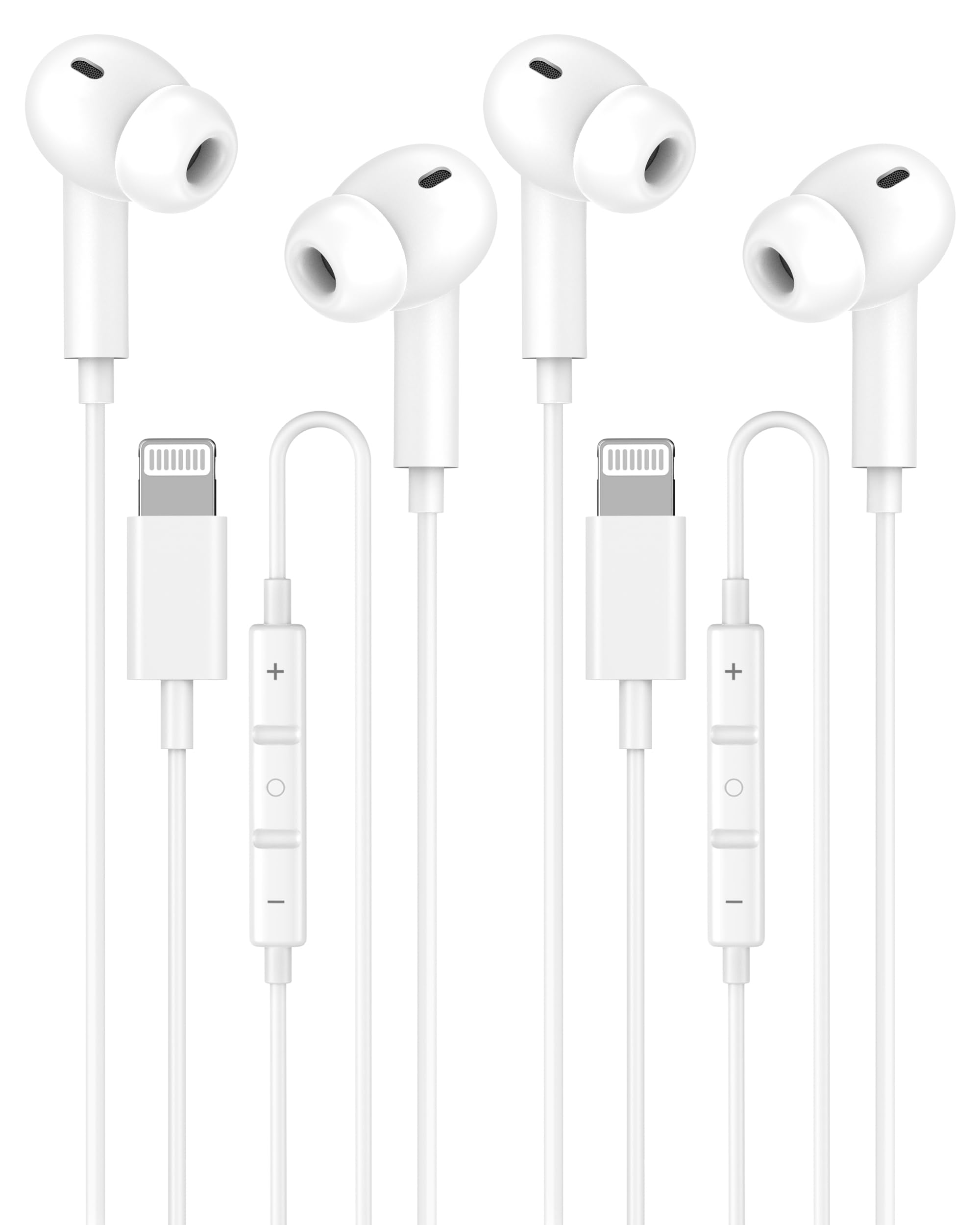 2 Pack [Apple MFi Certified] Wired Headphones for iPhone 14 13 12 Pro Max | Wired iPhone…