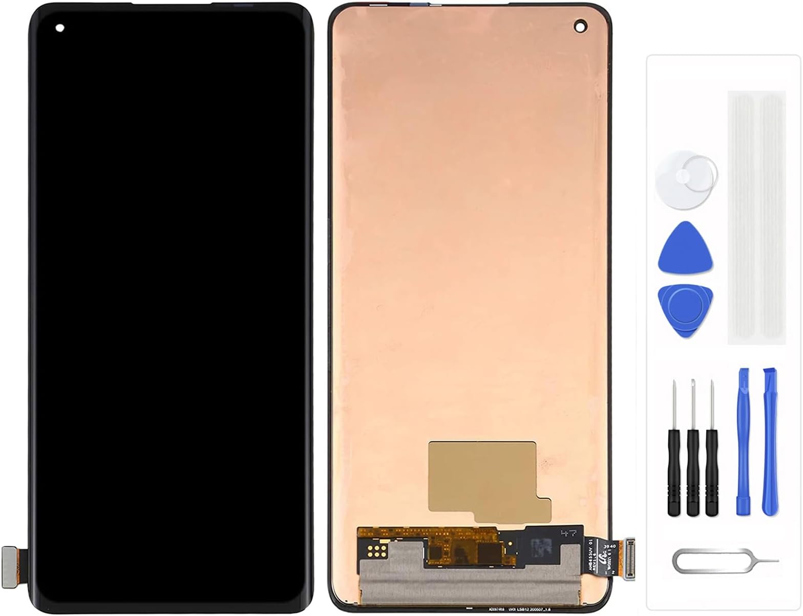 Generic LCD Screen for OP-PO Reno 3 Pro 5G / Find X2 Neo CPH2009 Replacement LCD Display Touch Digitizer Assembly (Black)