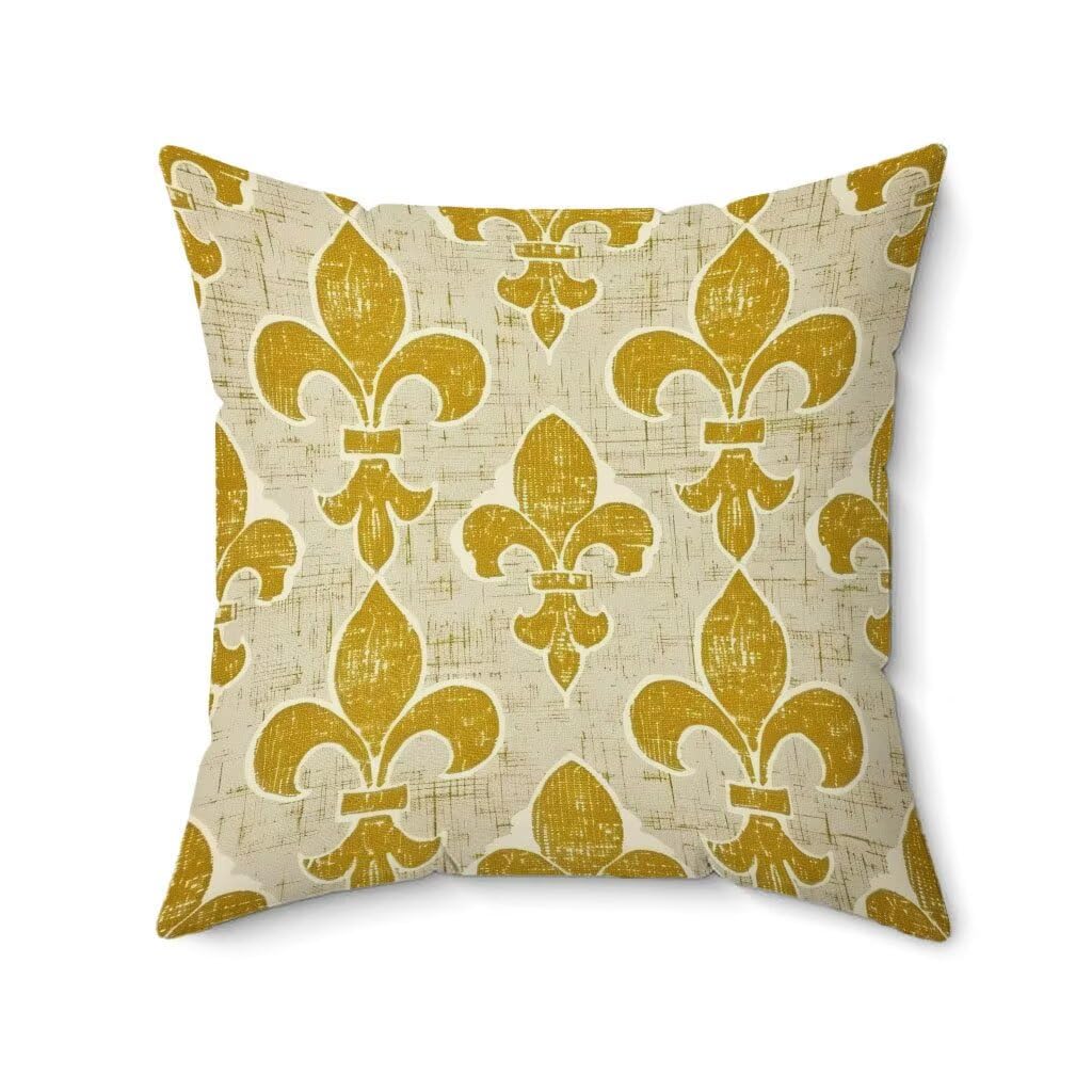 C-3816 poszewki na poduszki w stylu retro, 75 x 75 cm, zestaw 4 wodoodpornych poszewek na poduszki na zewnątrz, kwadratowe, miękkie, dekoracyjne poszewki na poduszki, styl vintage, niewidoczny zamek