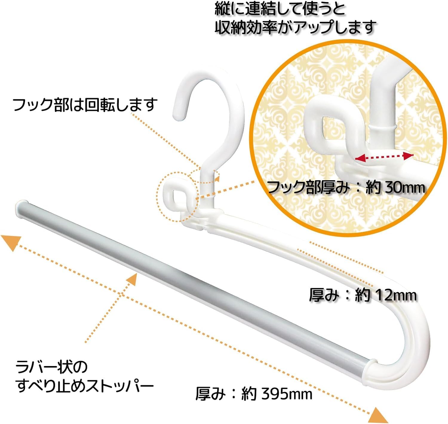 【特価商品】シンコハンガー スラックスハンガー 衣類ハンガー すべり止め加工 滑 特価商品】シンコハンガー スラックスハンガー 衣類ハンガー すべり