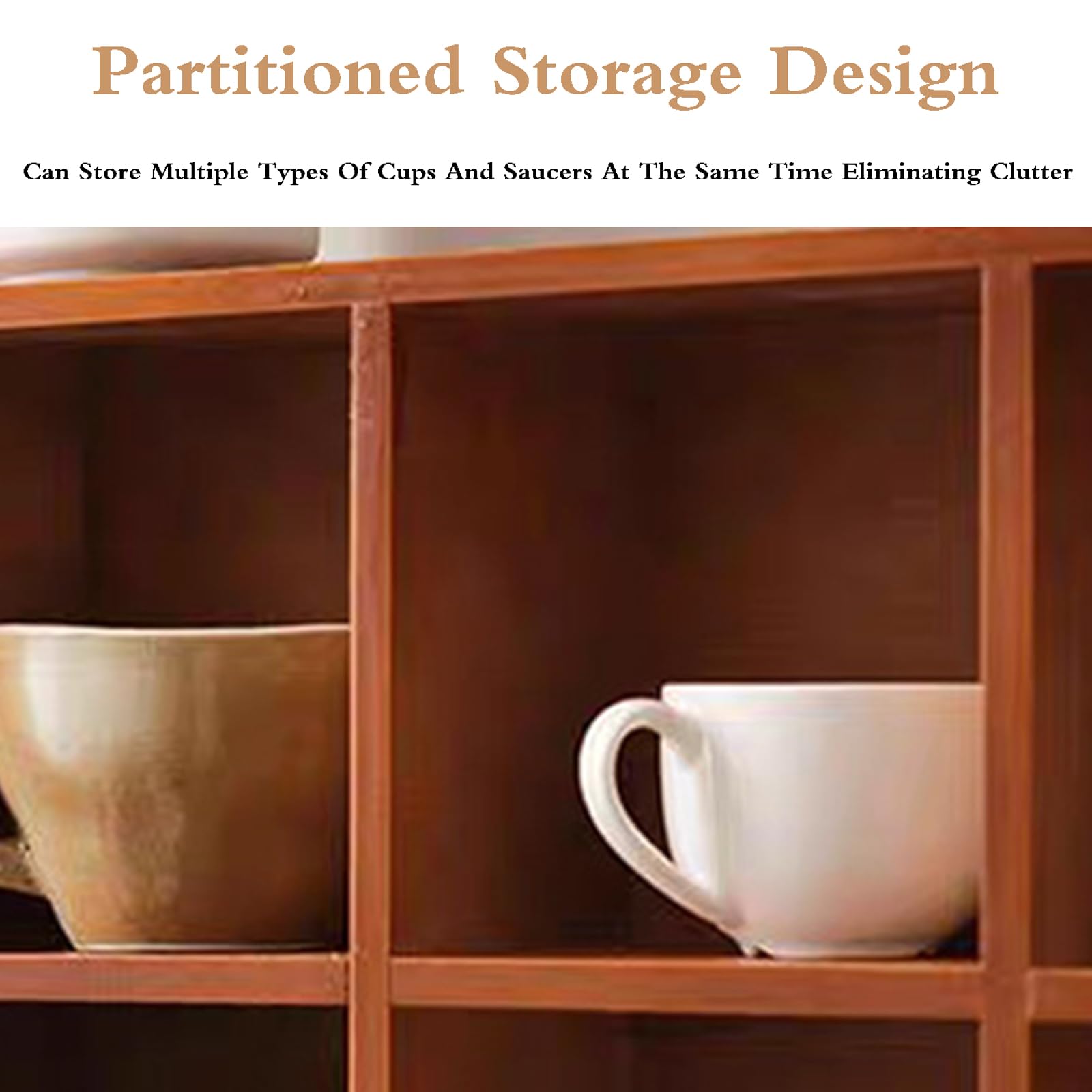 Support Tasse A Cafe,éTagèRes Flottantes,PréSentoir à Tasses Mural en Bois,BoîTe De Rangement en Bois Naturel,Peu Encombrant,pour Les Tasses à Thé/Verres à Spiritueux/Tasses à Café