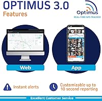 Vista 2 de Optimus 3.0 GPS Tracker - 1 Month Battery - 4G LTE - for Vehicles and Assets – Real-Time GPS Tracking Device – Instant Alerts