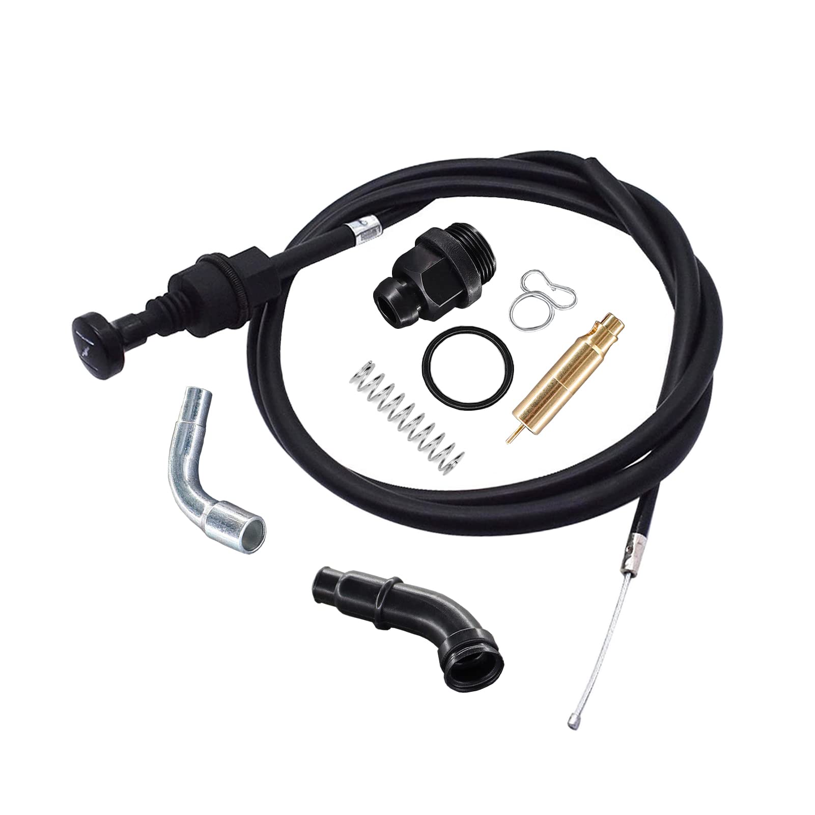 EXILE KENCHI クリーナー ゴムブレス Amazon.com: SVKZGFZ Choke Cable + Valve Plunger Kit for Honda