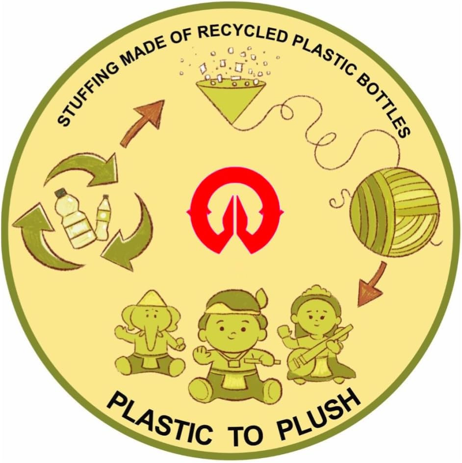 MODI TOYS Shiv Shankar (Small 7 inch) Mantra Singing Plush Toy | Ideal for Newborns, Infants, Toddlers, Grandparents | Best for Diwali, Baby Shower, Birthday | Teddy Bear Panda Elephant image 7 of 8 B0F3BDHF9M