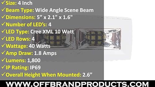 Miniatura 7 de Aurora 4 pulgadas esparcidor marino luz gran angular escena haz