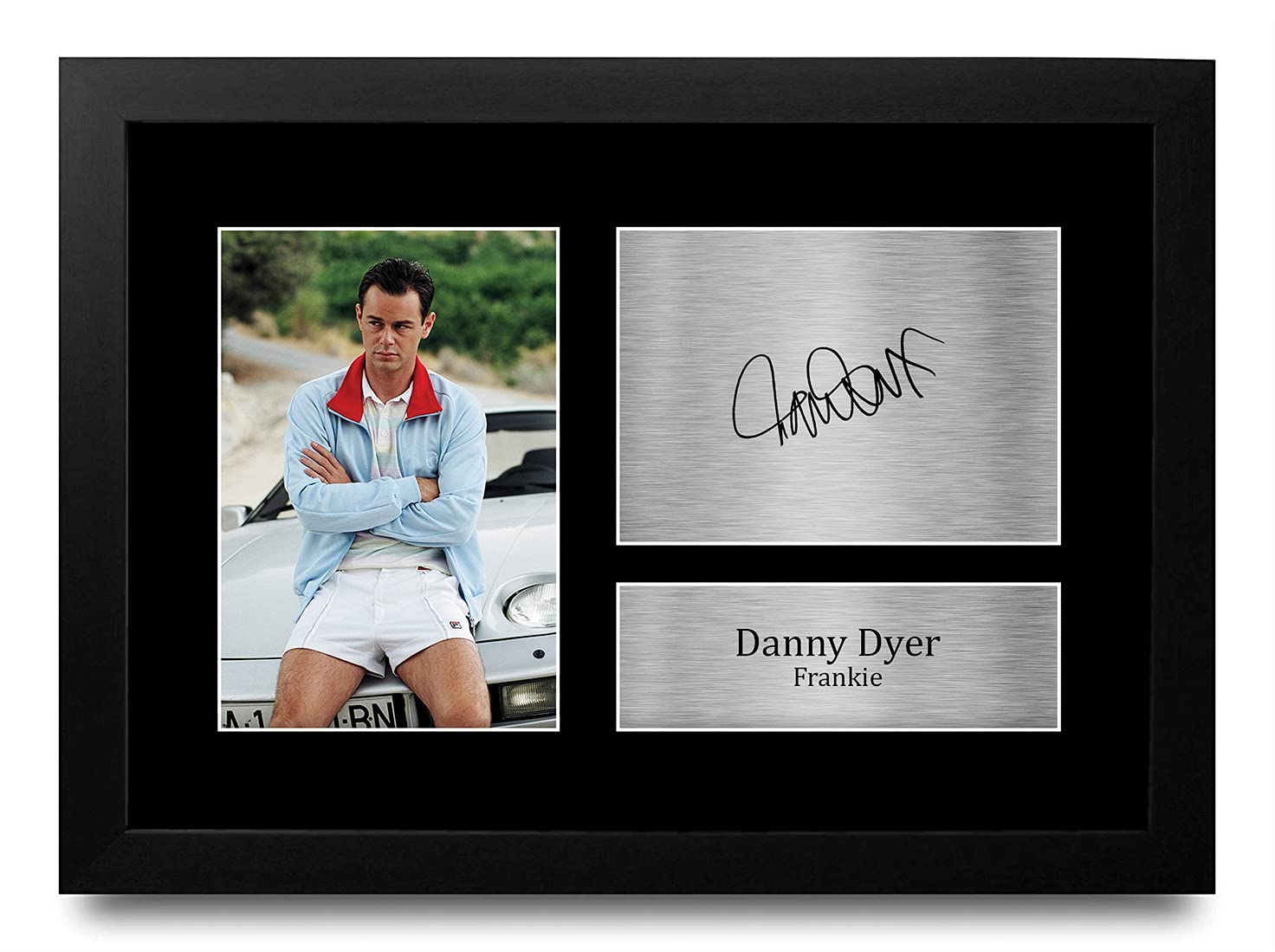 Foto Con Autografo Stampato Di Danny Dyer Da 'The Business' - Esposizione Deluxe A2 Incorniciata, Regalo Per Collezionisti