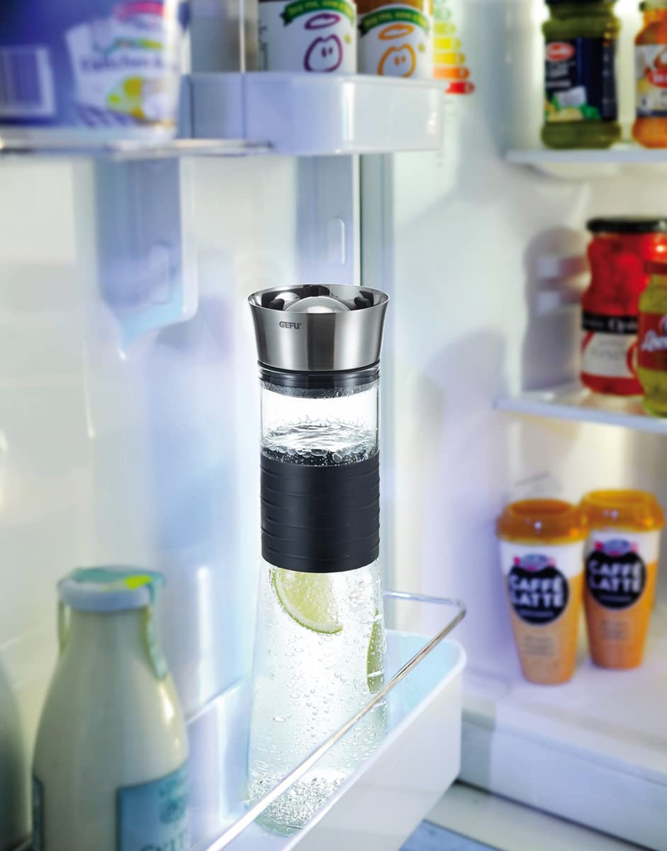 GEFU GE35270 Cascada Carafe Verre Inox 12,7 x 12,7 x 33,6 cm 1 L