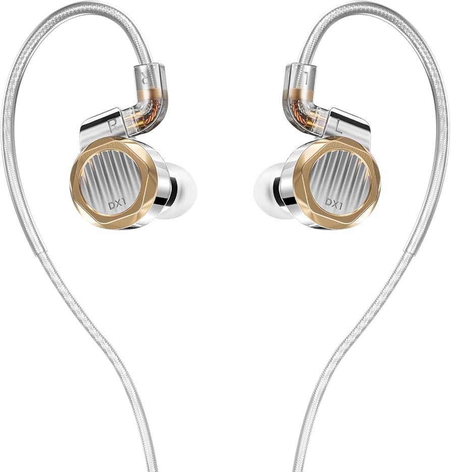 Q4092 LETSHUOER DX1 有線イヤホン Amazon.com: LETSHUOER DX1 11mm Dynamic Driver Earphones