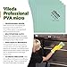Vileda Professional | PVA Microfiber Green | All Purpose Cleaning Shammy | Shiny Streak Free Results | Synthetic Chamois Towel | Smooth & Absorbent Materials | 5 Pack