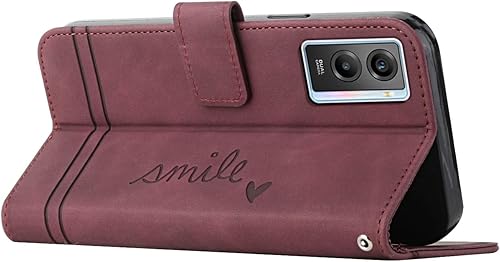 Miniatura 2 de Phone Back Cover Compatible with Vivo Y55S 2021Y55S 5G Wallet Case ,Shockproof TPU Protective Case,PU Leather Phone Case Magnetic Flip Folio Leather