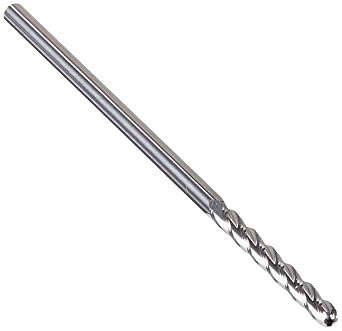 Kodiak Solid Carbide End Mill, 1/2" Diameter, 4 Flute, Coated, USA Made - 1/2" Shank, 2" LOC, 4" OAL For Precision Milling
