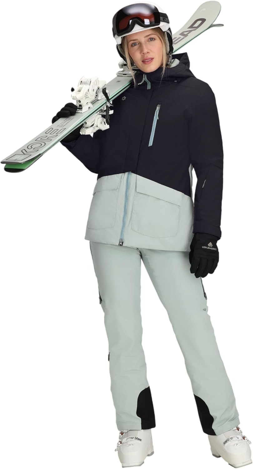 Obermeyer Womens First Tracks Ski Jacket, Insulated and 15K mm Waterproof Breathable with 2-way Stretch - Image 2