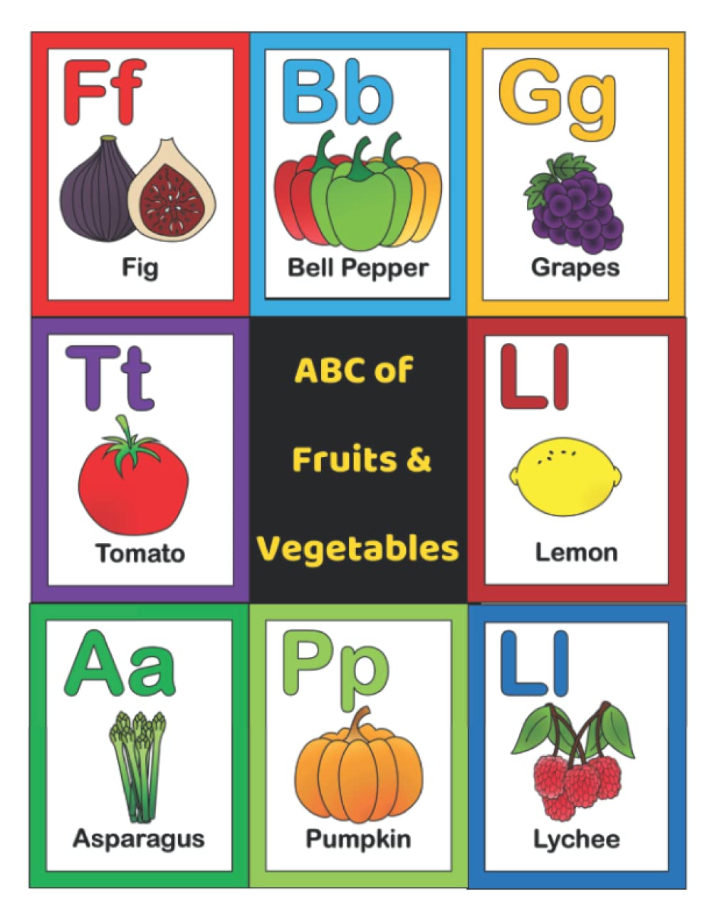 Buy ABC of Fruits and Vegetables; A Colorful Picture Book for Babies