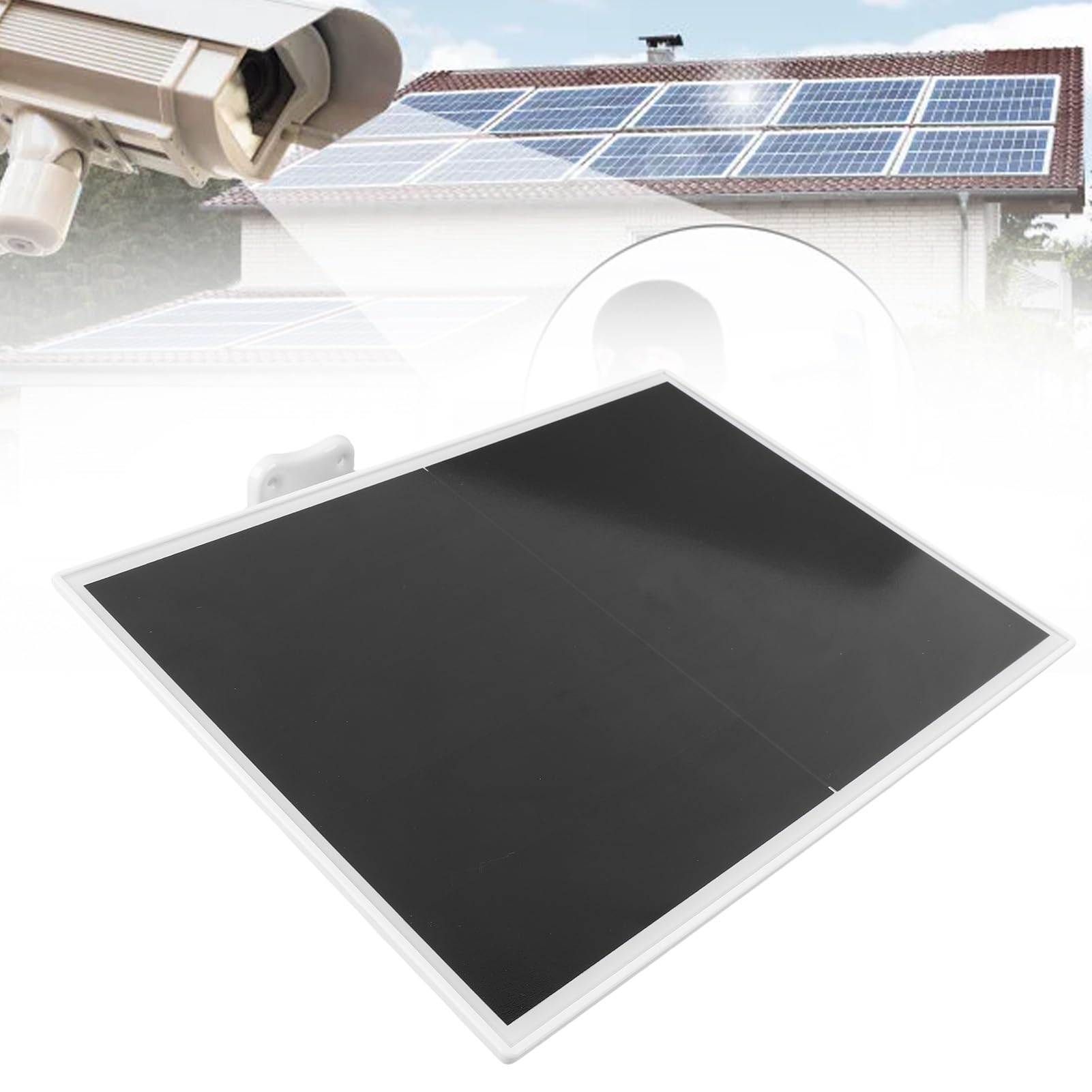 Pongnas Pannello Solare 15W per Telecamera di Sicurezza, Staffa
