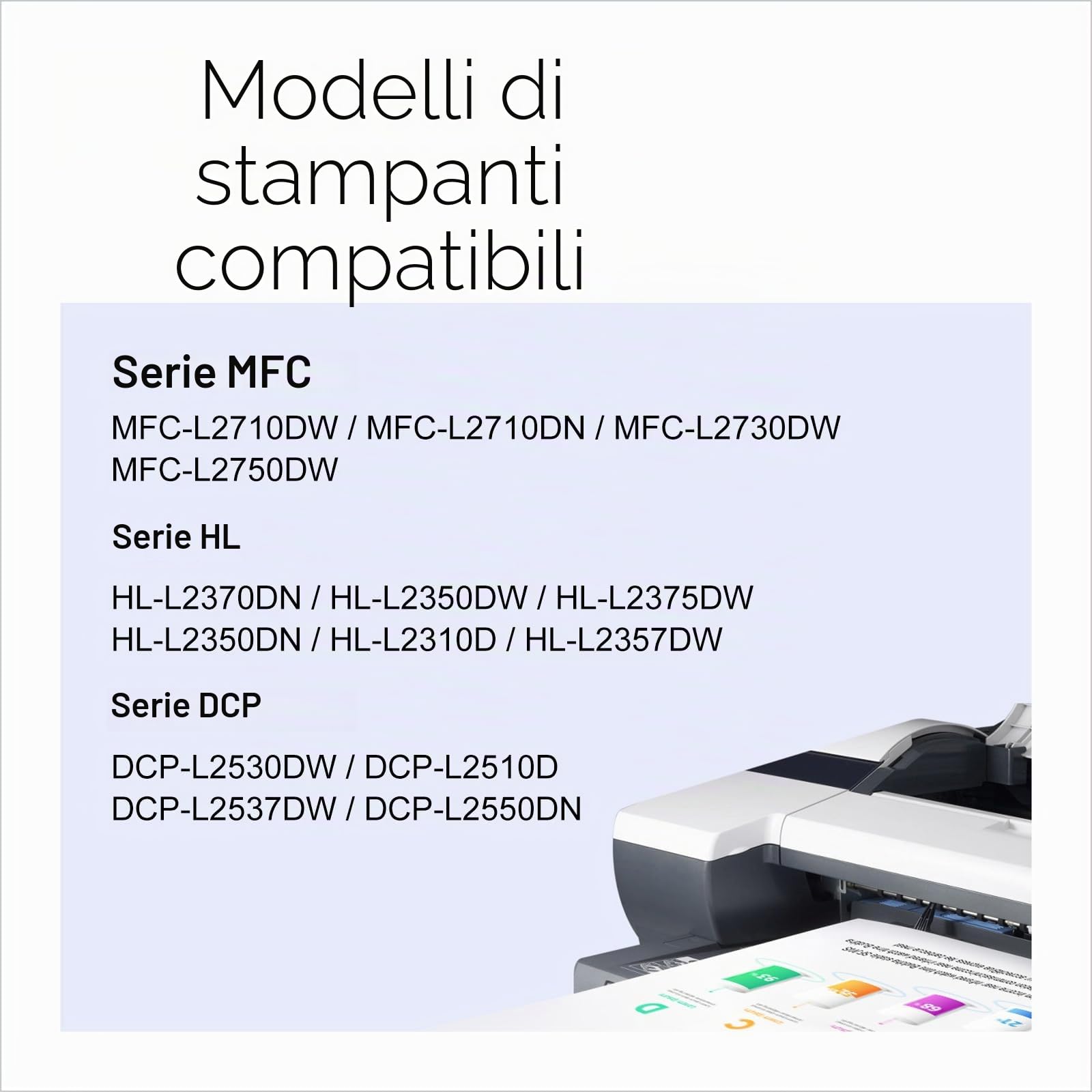 MYCARTRIDGE Cartucce Toner TN2420 Compatibili con Brother TN 2420 TN-2420 per Brother MFC-L2710dw MFC-L2710dn HL-L2350dw MFC-L2750dw DCP-L2510d HL-L2375dw HL-L2370dn