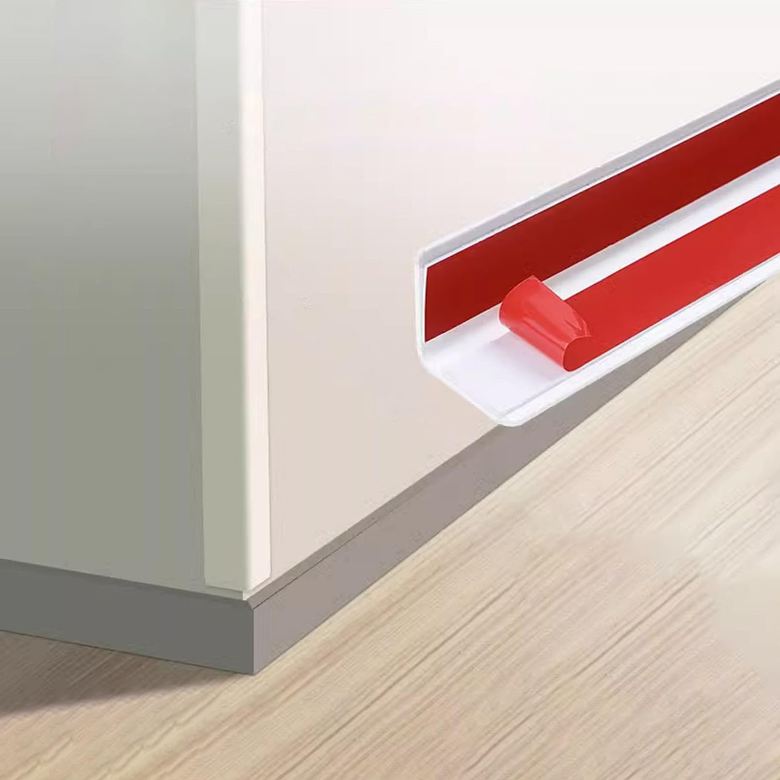 Przezroczyste ochraniacze narożników, Samoprzylepny ochraniacz narożników ściennych z PVC, do domu, wielokolorowy, 1,4 cala x 80-150 cm(Grey,120cm/47.2in)