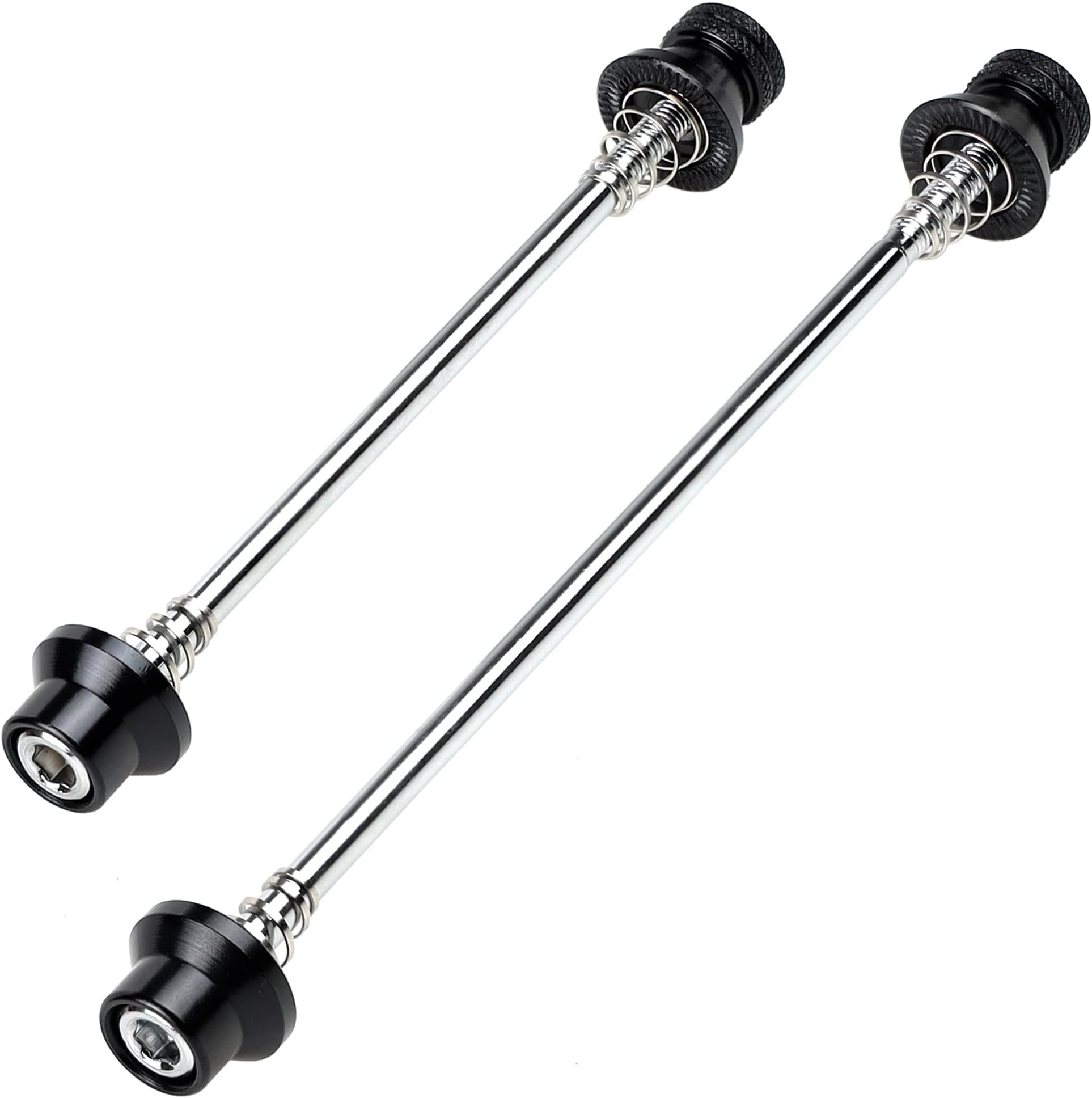 CyclingDeal Bike Bicycle Wheel Hub Non Quick Release Lock Skewers Set 5mm - Prevent Removing Wheels by Hands