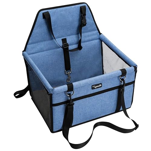 Lyricalife Asiento de Coche para Mascotas, Estructura Reforzada Resistente
