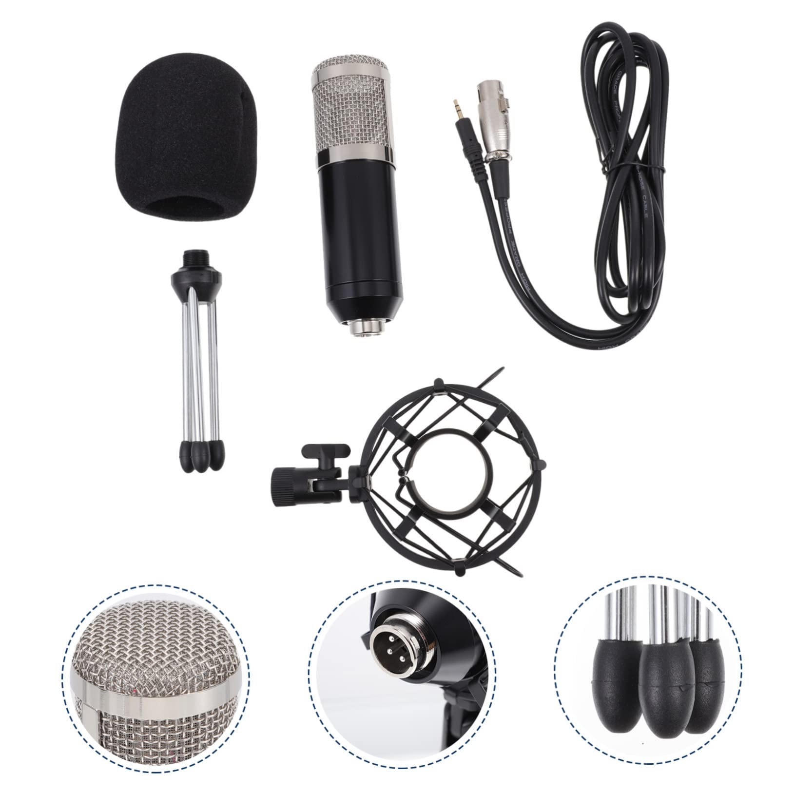 SHOWERORO Microfono Condensatore Durevole e Versatile Per Uso Domestico e Conferenze e Accuratezza Nella Cattura Della Voce