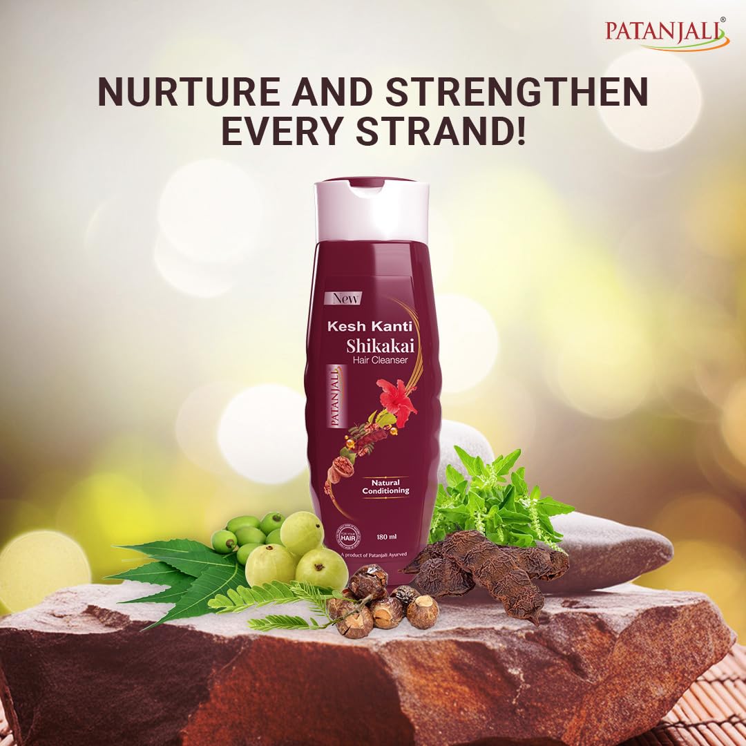 Patanjali Kesh Kanti Shikakai 180ml×10本 Buy Patanjali Kesh Kanti Shikakai Shampoo Hair Cleanser 180ml