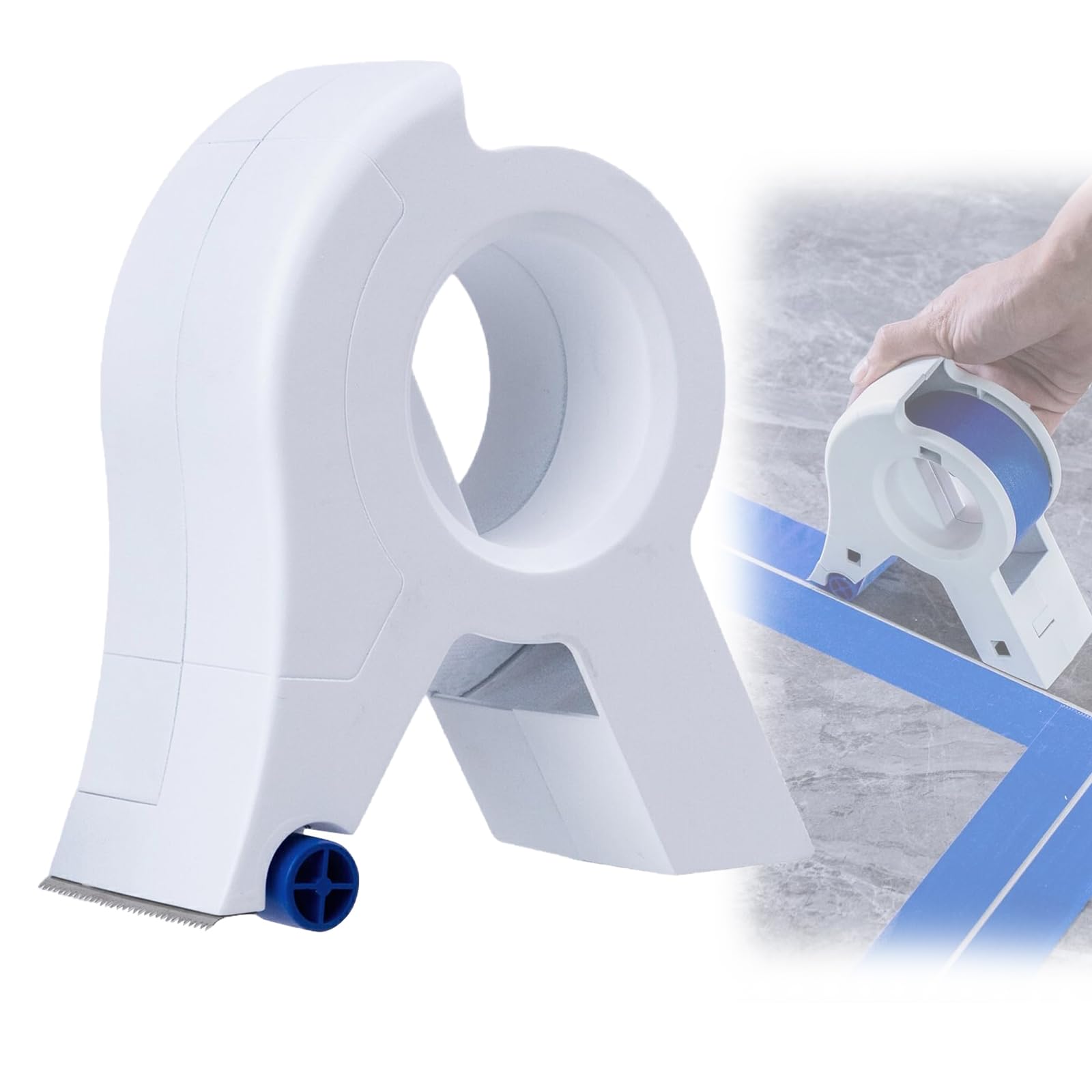 STFALI Masking Master Painter's Tape Applicator, Tape Trim, Pre-Assembled Masking Film Tape Tool, Suitable for Trim Floors
