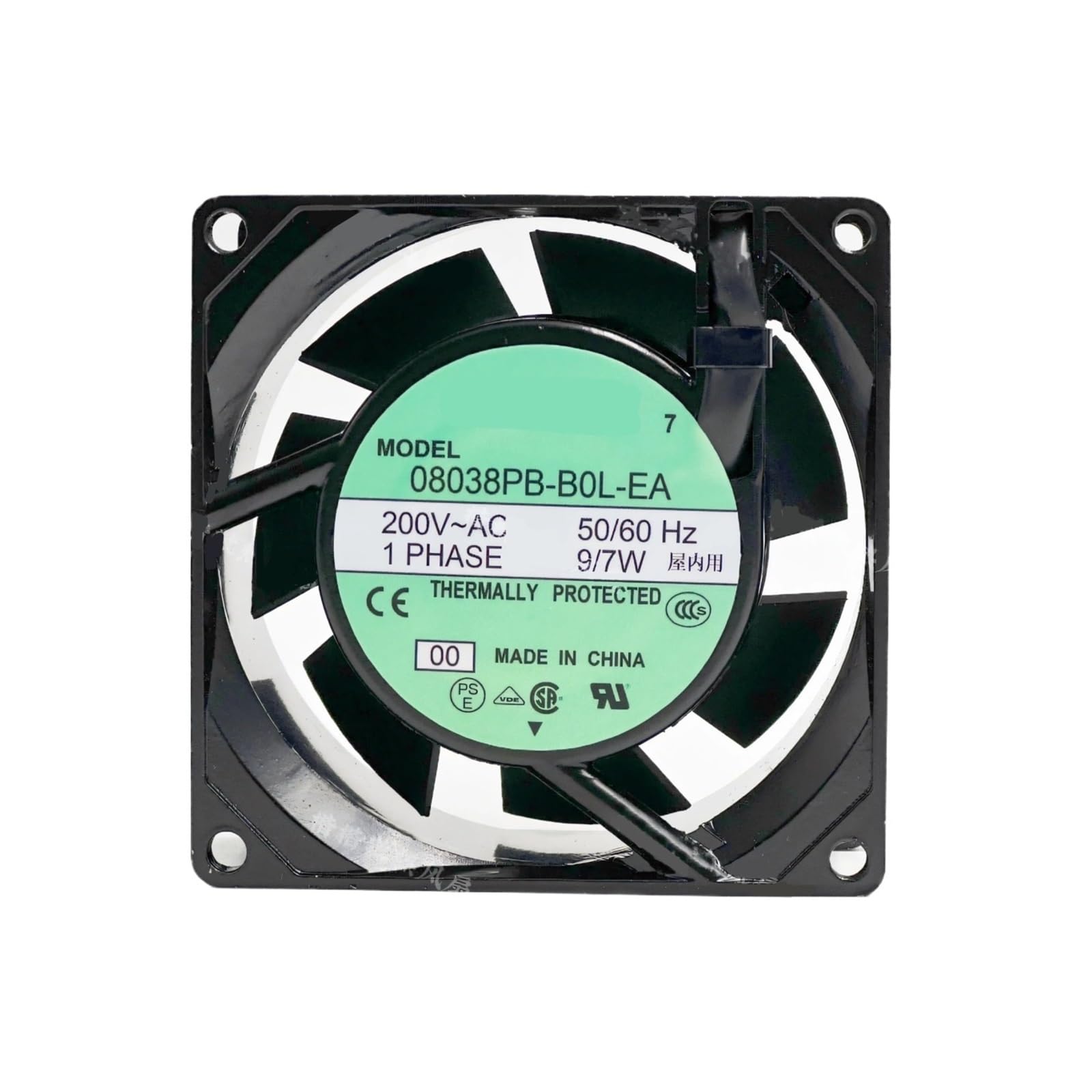 Ventilador de refrigeración para equipos industriales 80x80x38 mm