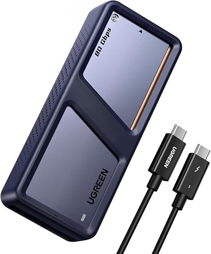 UGREEN 80Gbps M.2 NVMe SSD Enclosure Compatible with Thunderbolt 5/4 - 1