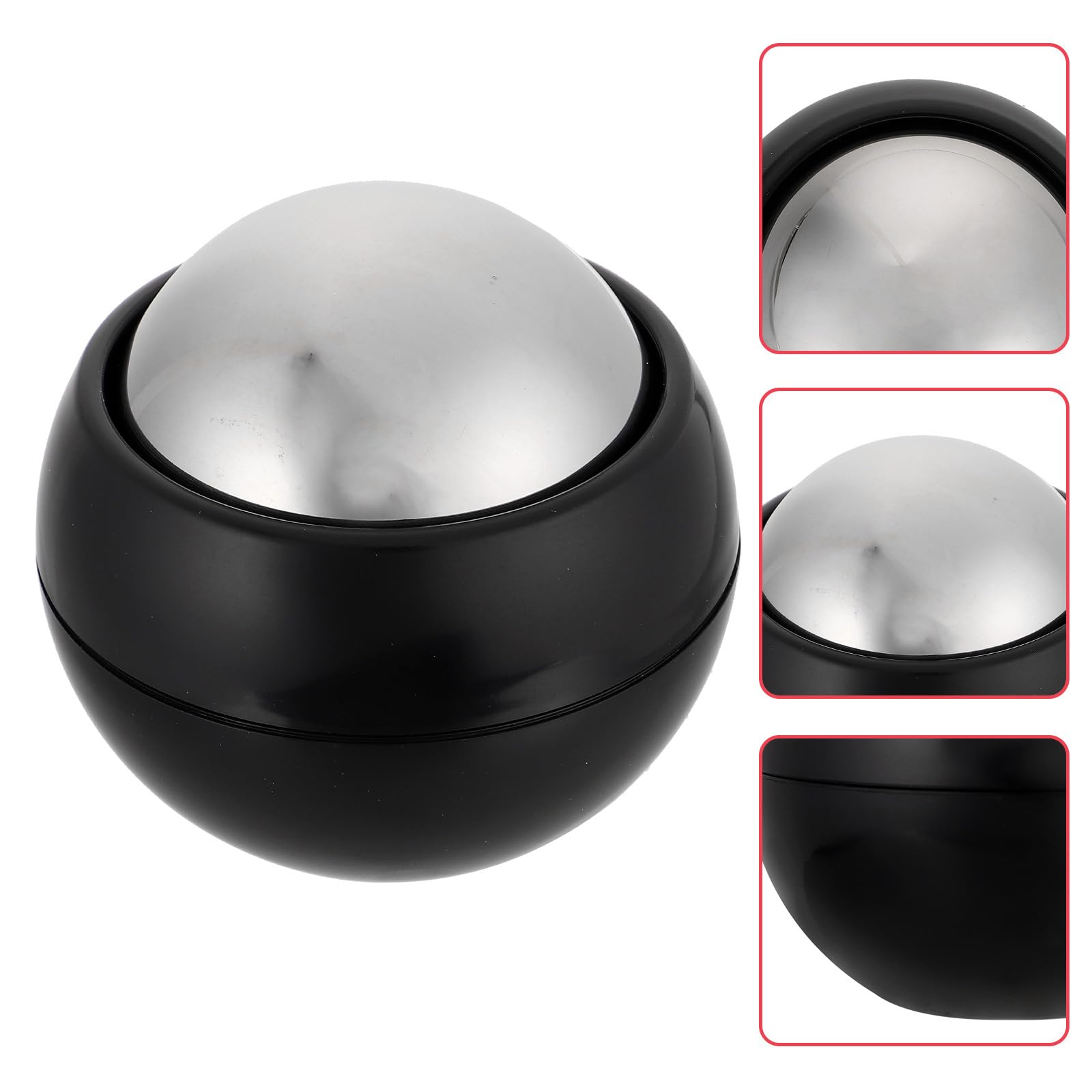 Homoyoyo Rodillo de Masaje Muscular Bola de Acero Inoxidable y Diseño Ergonómico para Yoga y Fitness Función de Compresa Fría para Alivio Lumbar