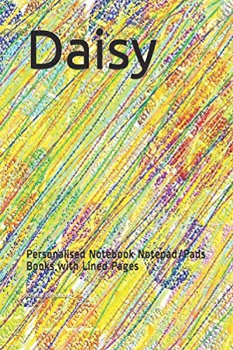 Daisy: Personalised Notebook Notepad/Pads Books with Lined Pages