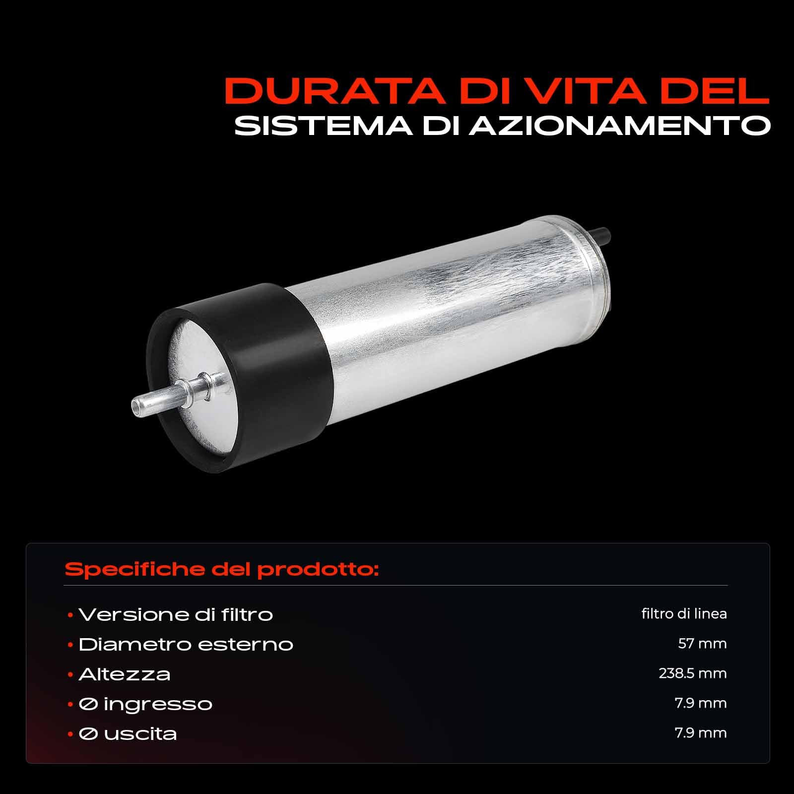 Frankberg Filtro carburante filtro diesel diesel 31478692 | Compatibile con: V60 II 225, XC60 II 246, V60 II Cross Country 227, V40 Cross Country 526, V40 Hatchback 525